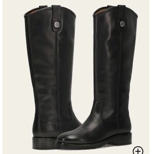 Frye Melissa Button Boots in Black Sz 7.